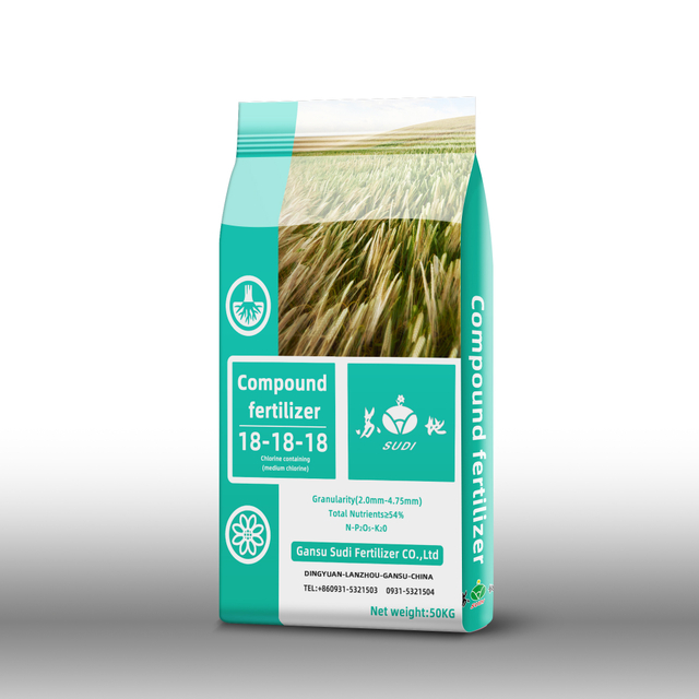 Pure natural green NPK (18-18-18) compound fertilizer