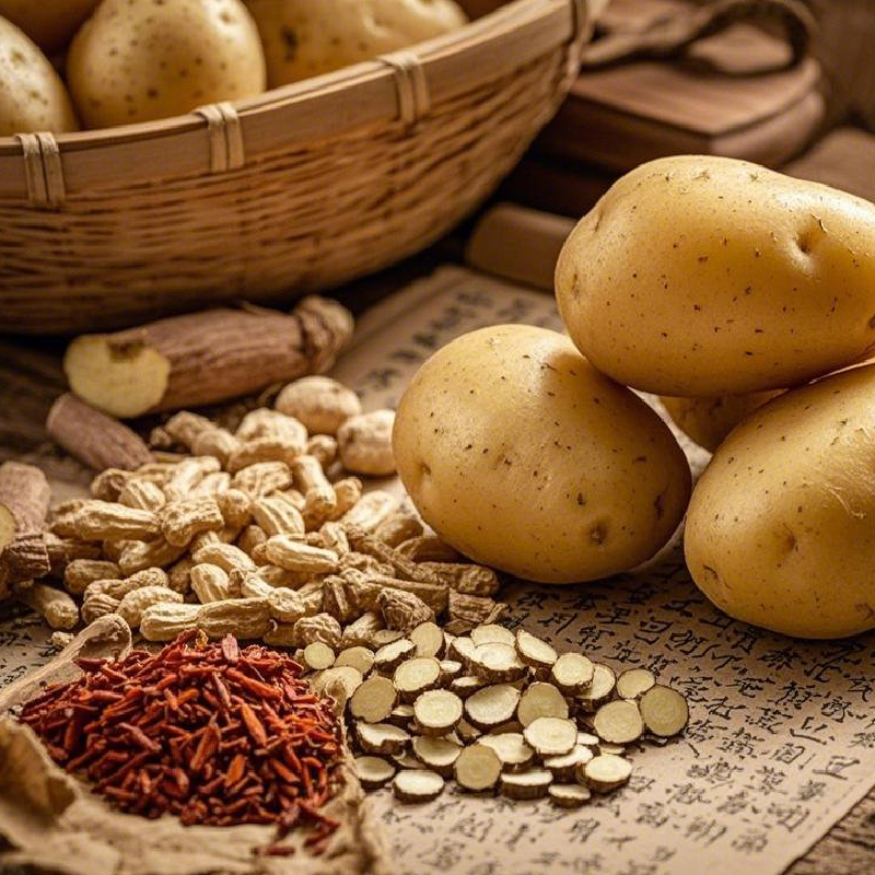 Potato medicinal materials