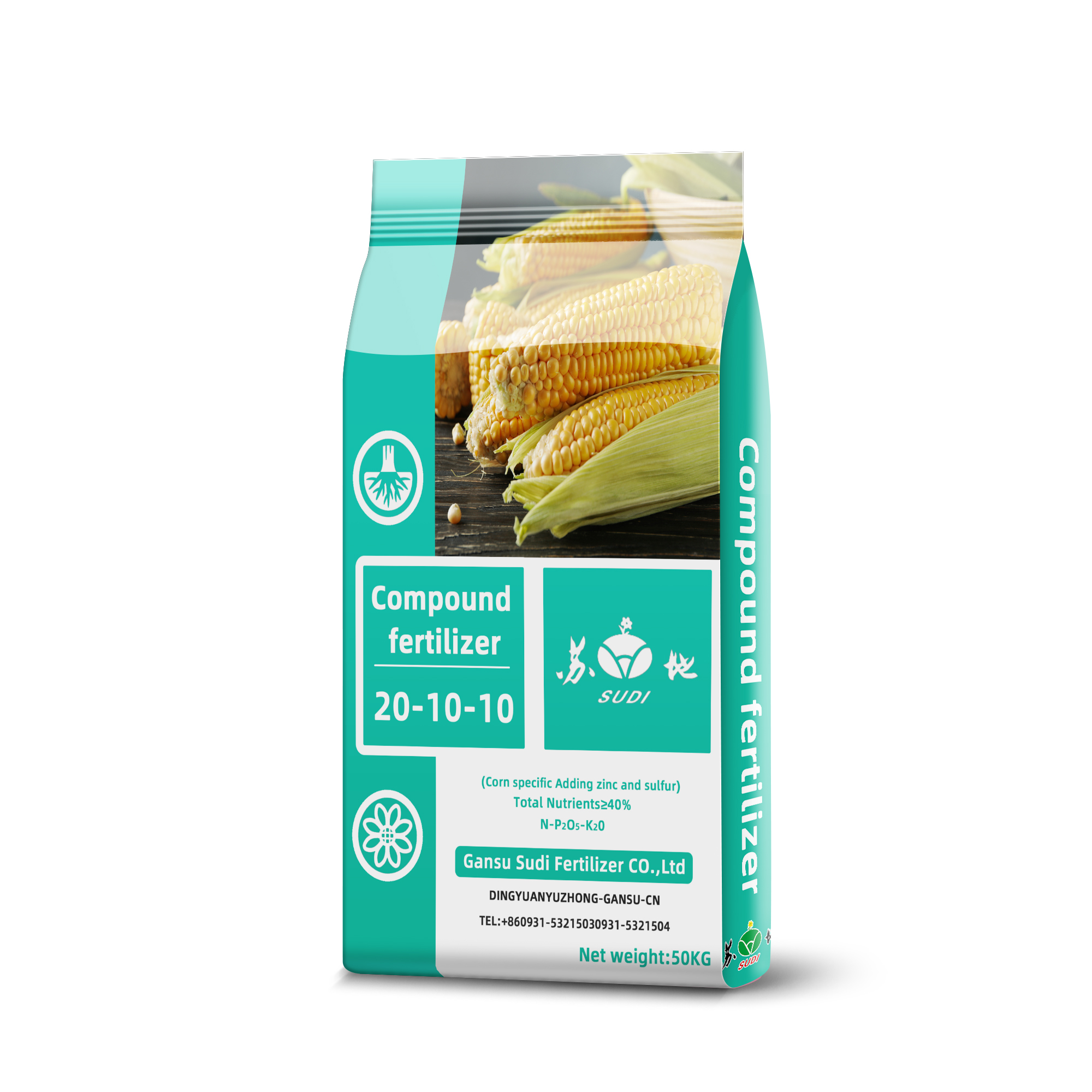 Applying high quality chloride based compound fertilizer to field crops